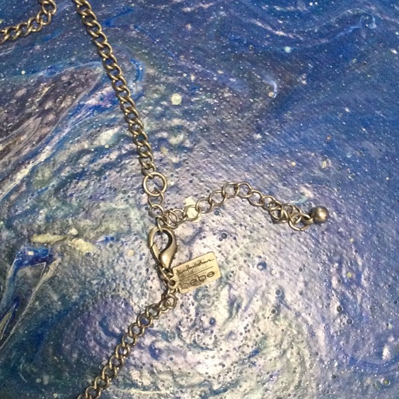 Bebe woman’s boho necklace antique gold - Picture 6 of 8